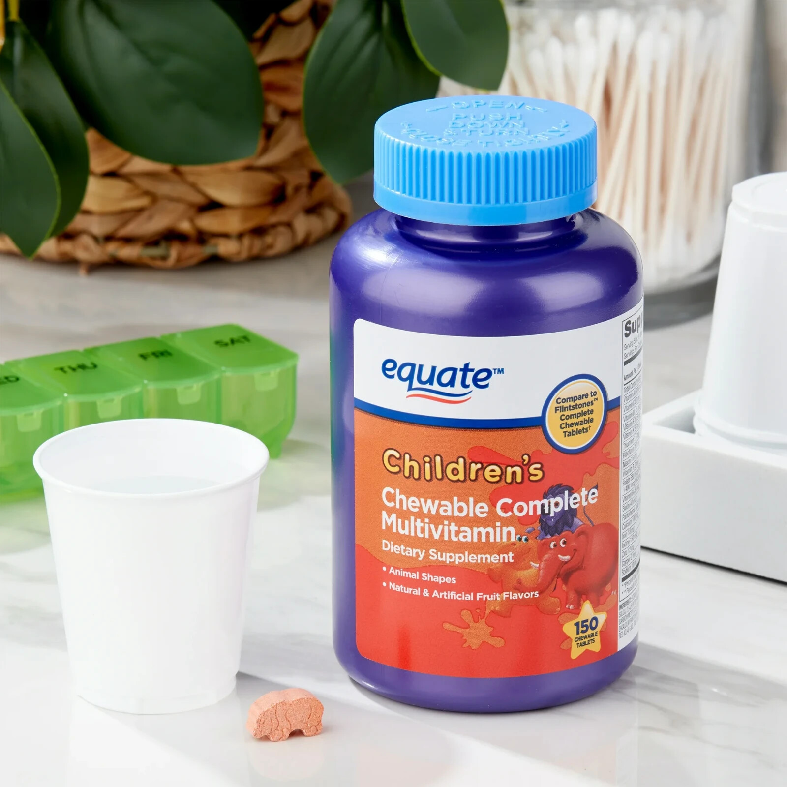 Children’s Chewable Complete Multivitamin Tablets for Children’s Health,150 cnt.