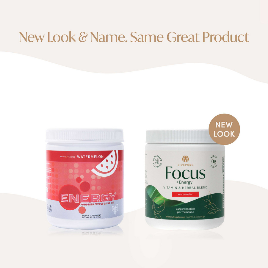 NEW 3X Live Pure Focus + Energy Tub, Watermelon EXP 2028