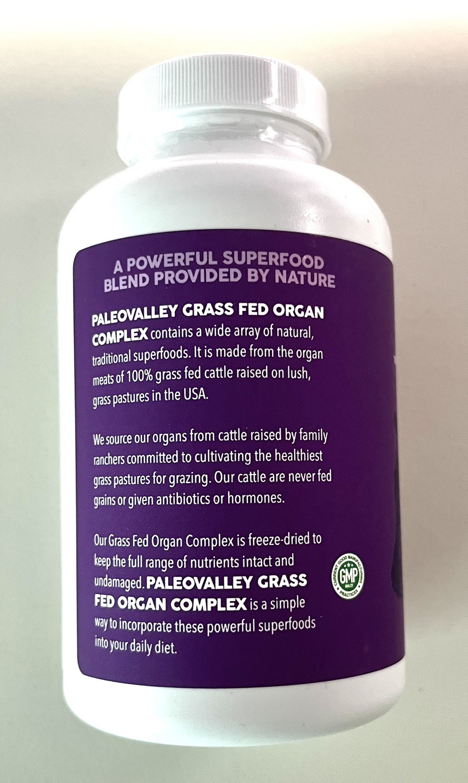 Paleovalley Grass Fed Organ Complex 180 Capsules , 30 Day Supply, EXP 10/2027