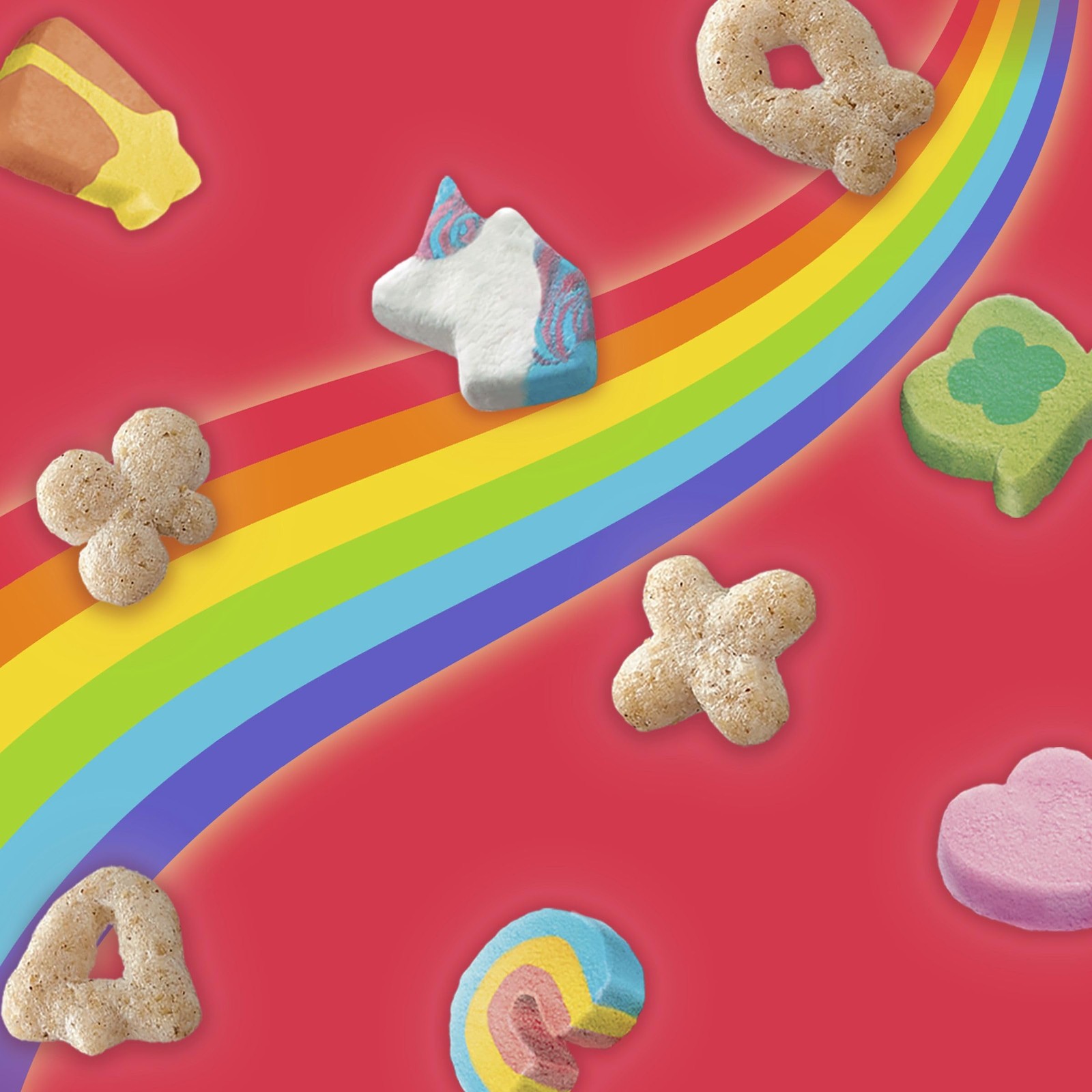 Lucky Charms Cereal Treat Bars, Snack Value Pack, 16 Count (Pack of 1)
