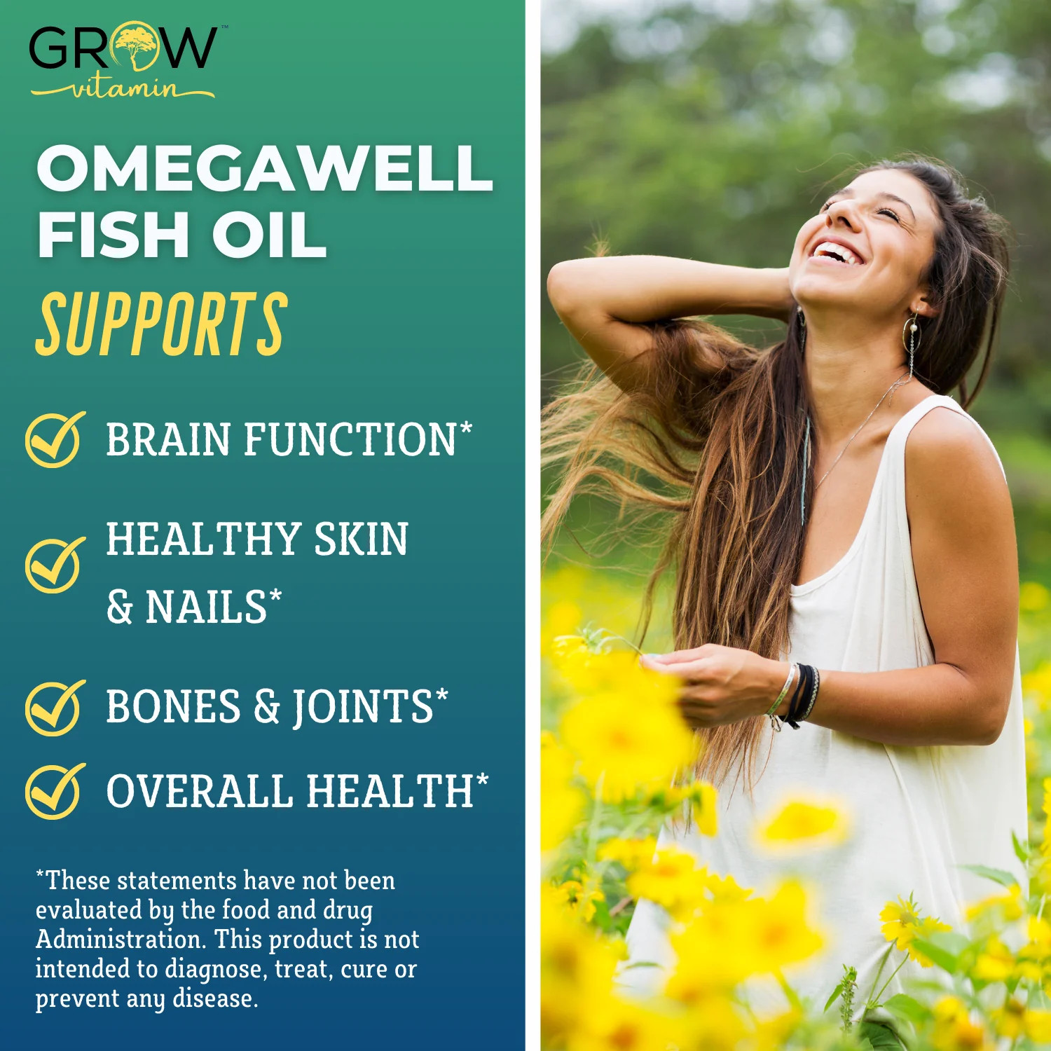 Grow Vitamin OmegaVita knows as OmegaWell Previously, Omega-3 Fish Oil