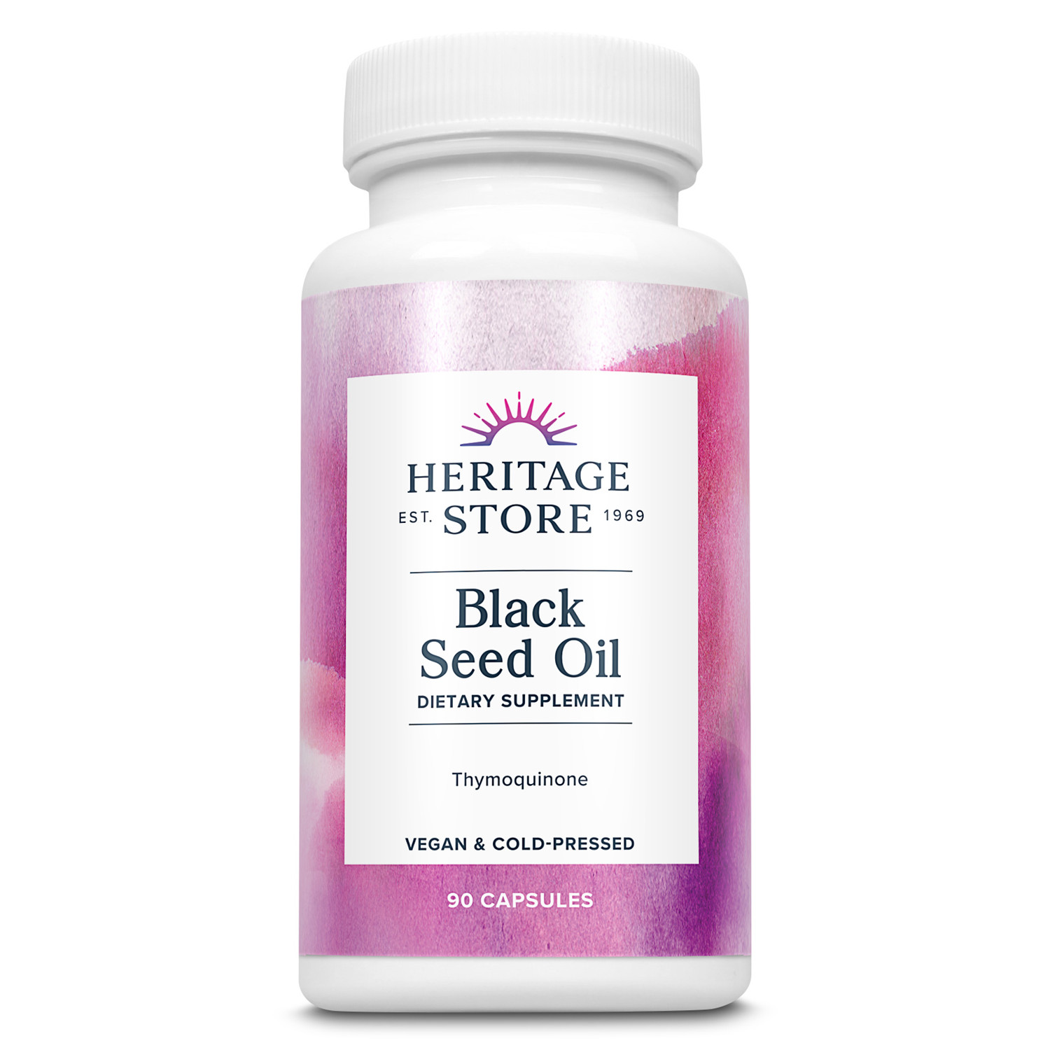 Heritage Store Black Seed Oil 650 Mg | 90 Count