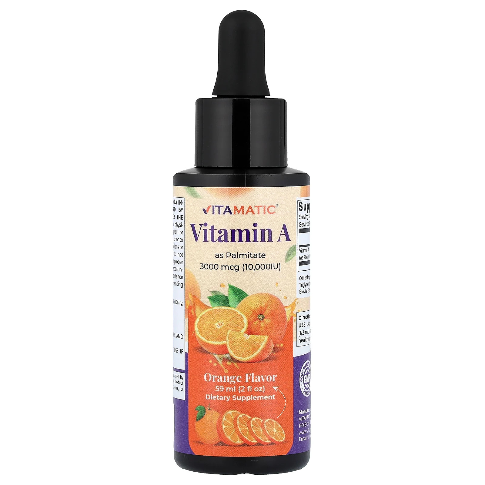 Vitamin A as Palmitate, Orange, 2 fl oz ( 59 ml)
