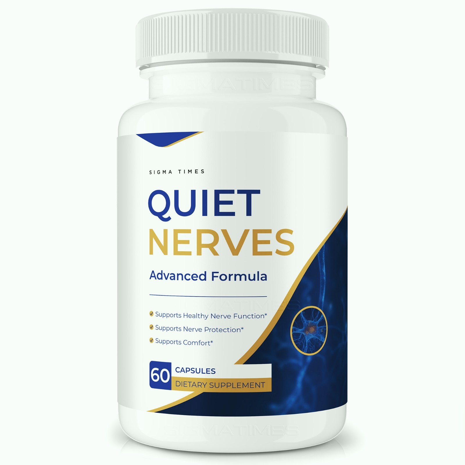 Quiet Nerves Capsules, Official Nerve Health Support, Advanced Supplement 60ct