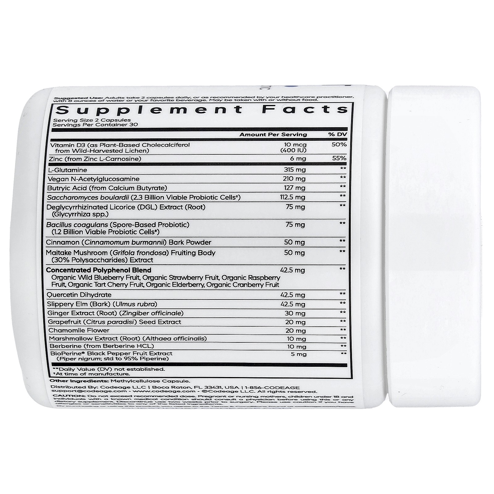 Digestion, Leaky Gut Formula, 60 Capsules