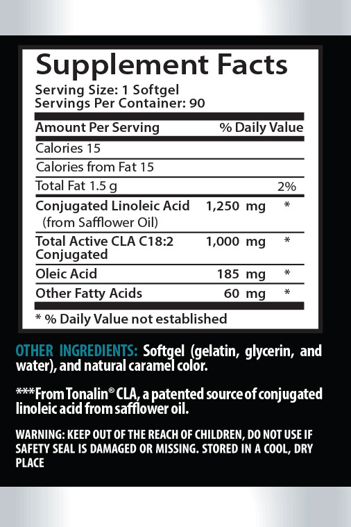 Weight loss for men and women – TONALIN 1250mg – conjugated linoleic acid