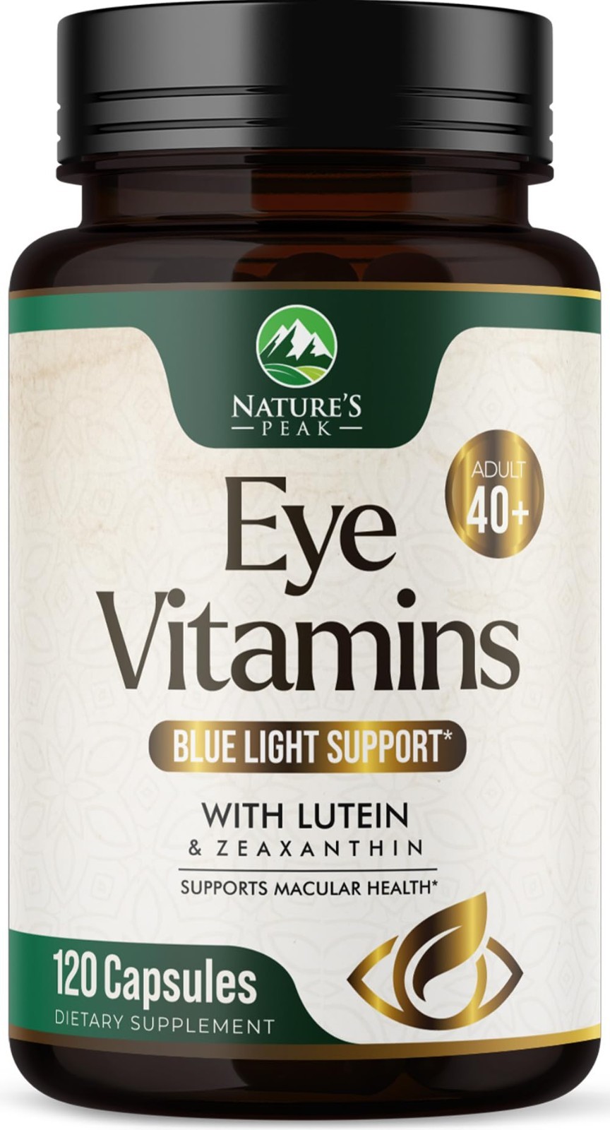 3x Strength Eye Vitamins with Lutein & Zeaxanthin for Vision Support – 120 Capsu