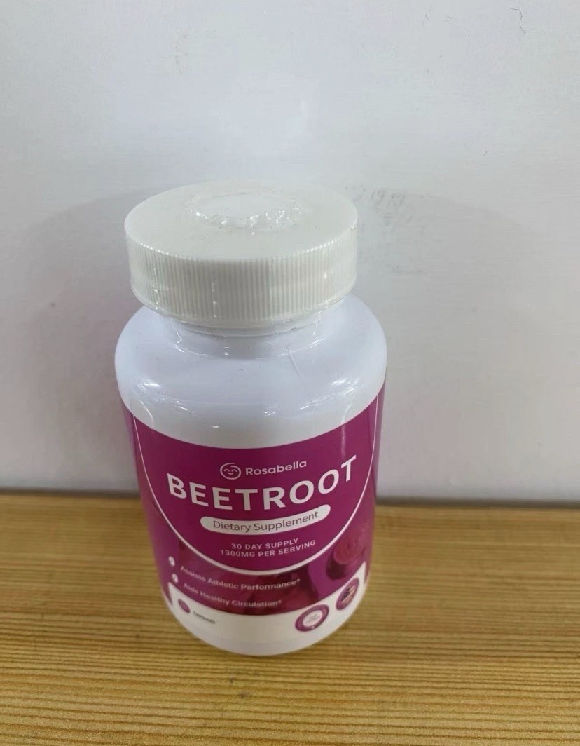 3PCS Rosabella Beetroot Dietary Supplement Capsules 60ct Athletic Performance
