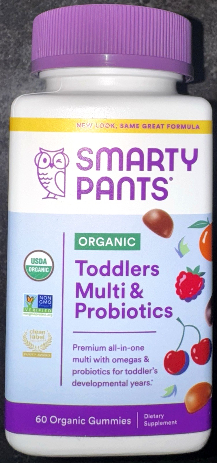 SmartyPants Organic Toddler Multivitamin Gummies: Probiotics – 08/07/2025