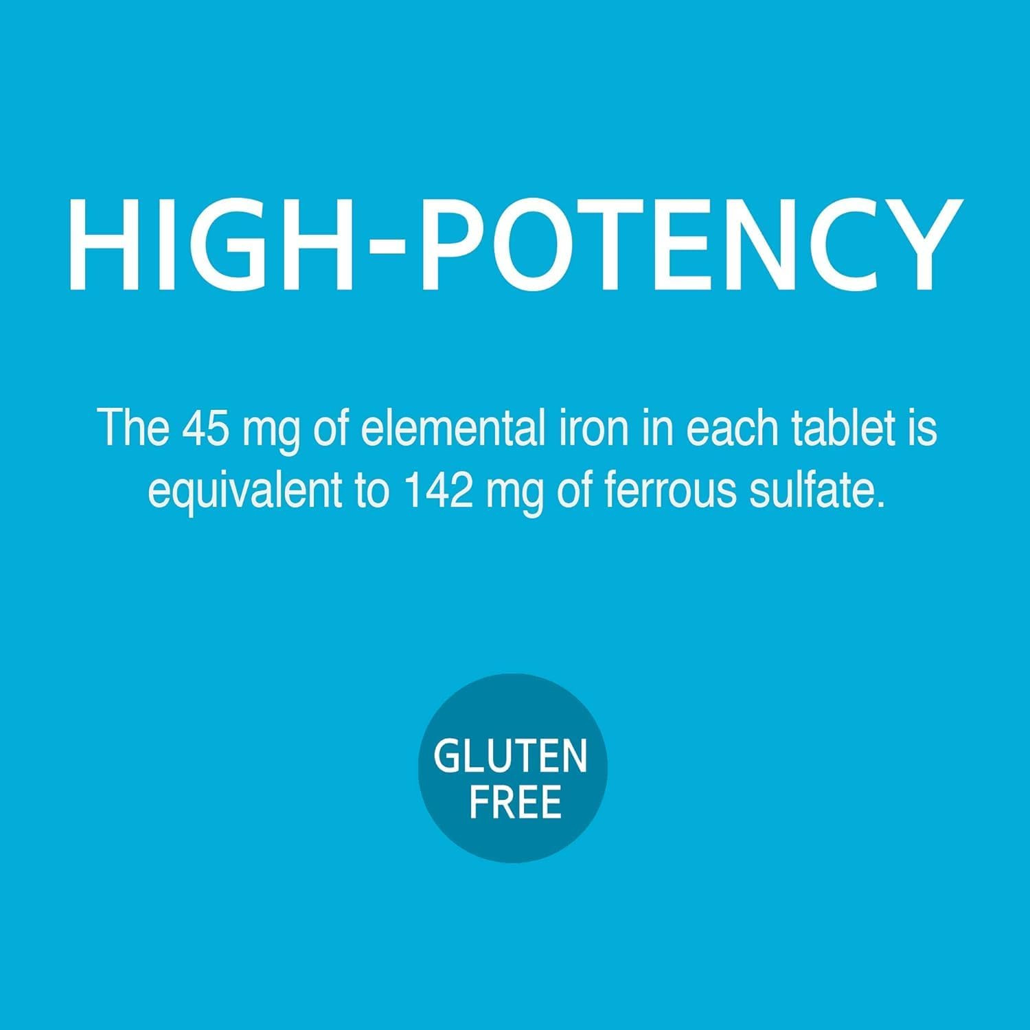 Slow Release Iron Tablets, 60 Count PACK of 2 – Packaging May Vary