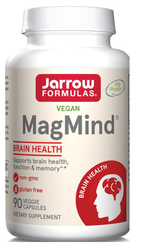 Jarrow Formulas, Inc. Vegan Magmind 144 mg 90 Veg Capsules 2PK NEW SEALED.
