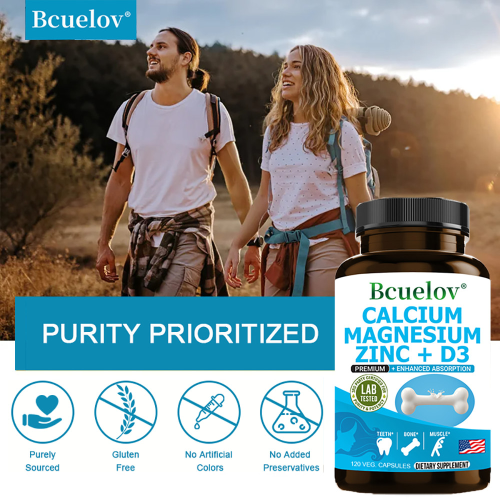 Calcium, Magnesium, Zinc And Vitamin D3 – Promotes Bone And Muscle Health
