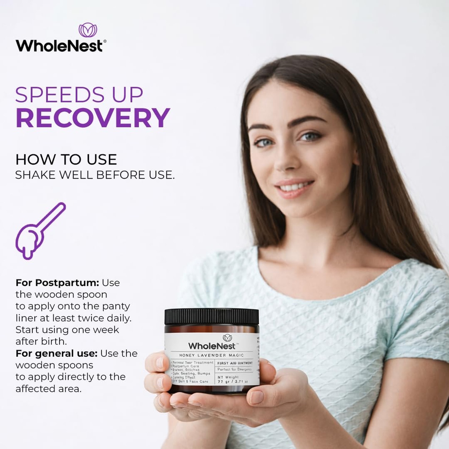 Honey Lavender Perineal Balm | Multi-Purpose Natural Healing Balm | Ideal for…