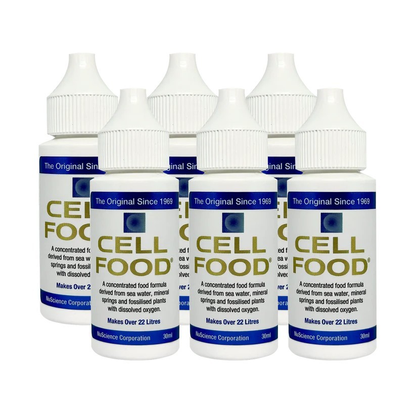 6 x Cellfood 30ml Cell Food Original Concentrate