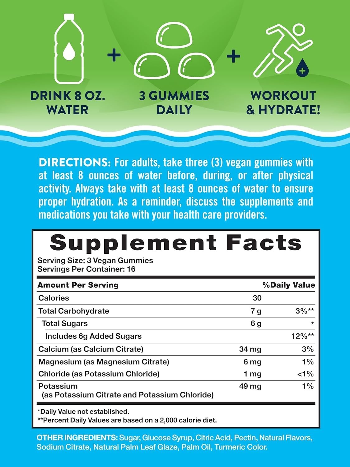 Nature’s Truth Electrolyte Gummies + B Vitamins – Lemon 48 Gummies, Exp 6/25