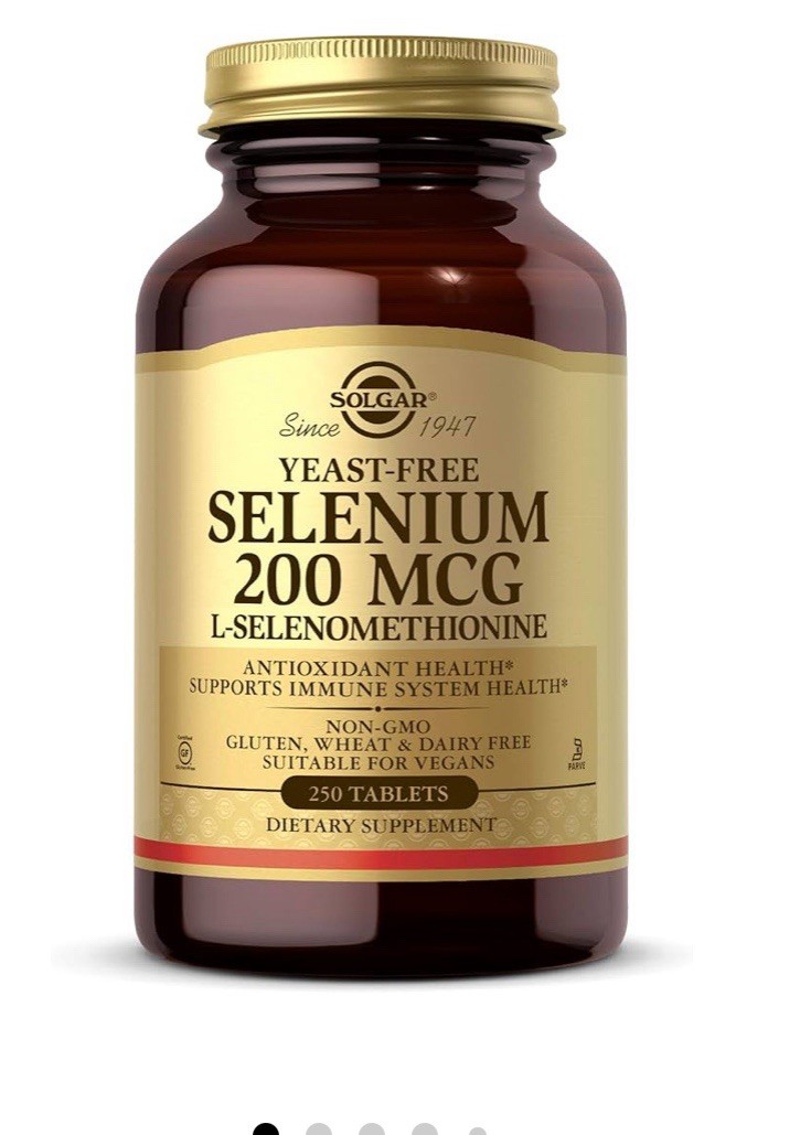 Solgar Yeast-Free Selenium 200 Mcg 250 Tablet