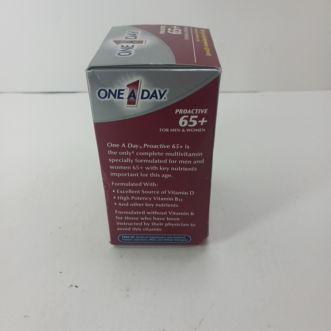 One A Day Proactive 65+ Multivitamin Tablets for Men and Women 150ct Exp 6/2026