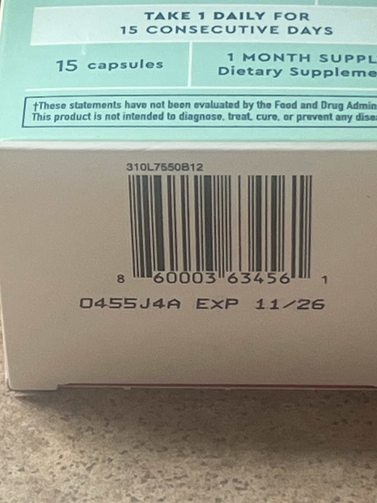 UQORA Promote Proactive Regimen Part 3 Probiotic EXP:11/26