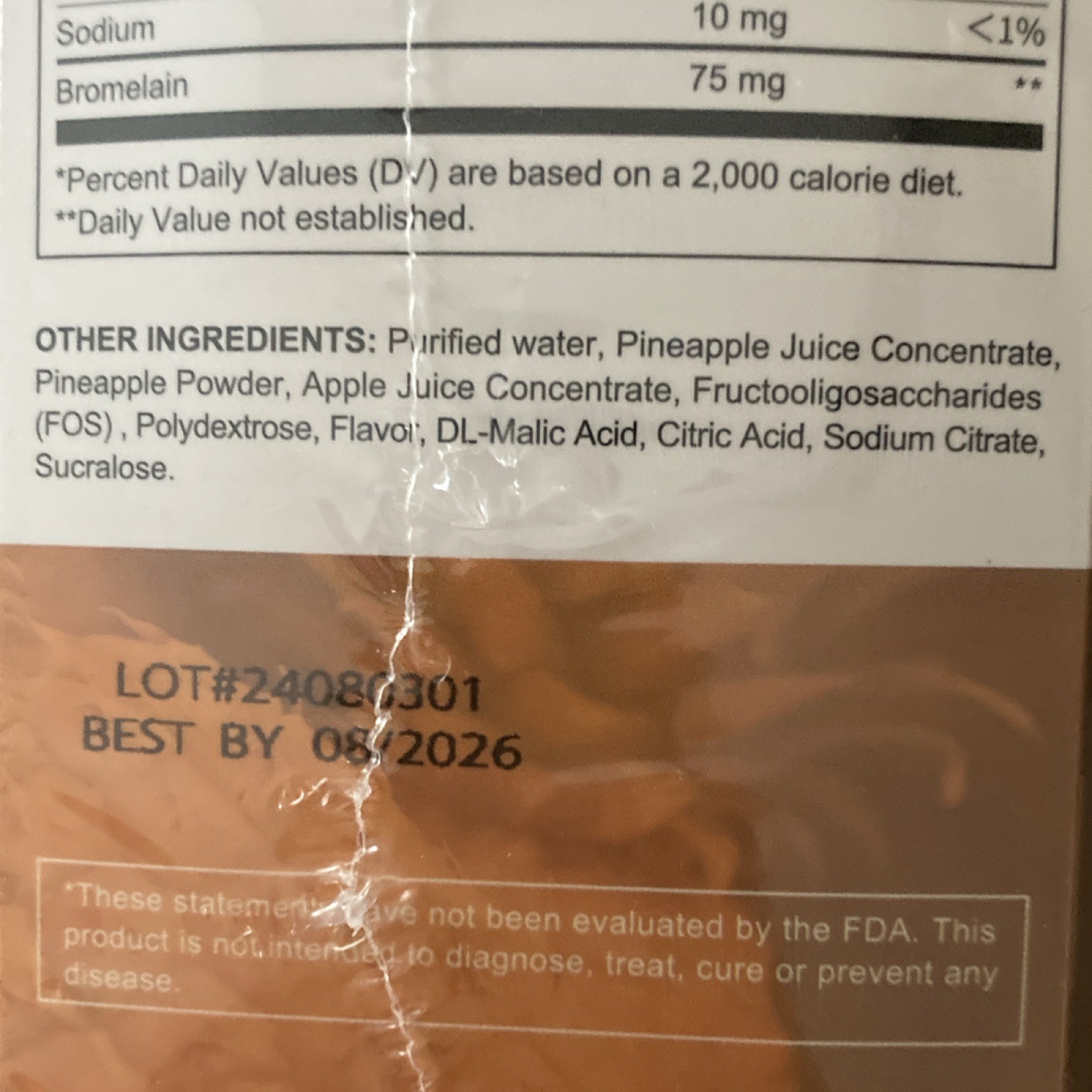 Allwise Magnesium Drink Liquid 280mg Pineapple 10pcs Non-GMO Gluten Dairy Free