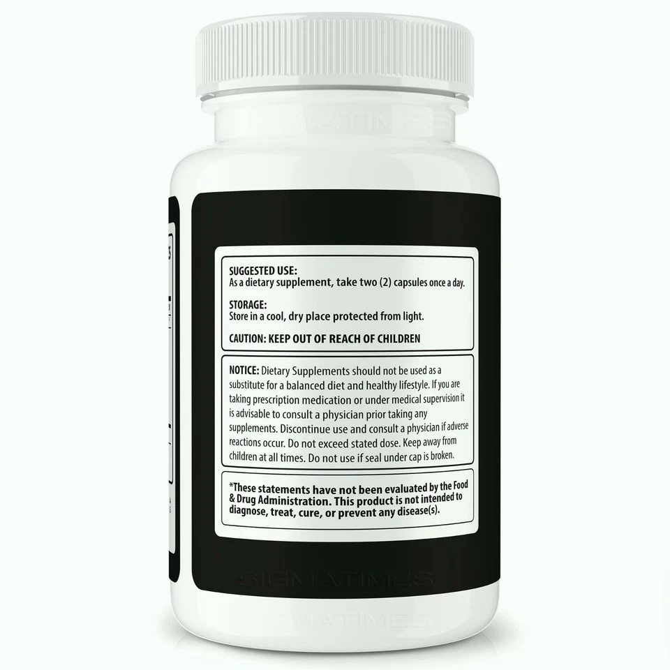 2 Pack Titan Strength Pills for Men, Volume & Energy Enhancer 60 Caps FS
