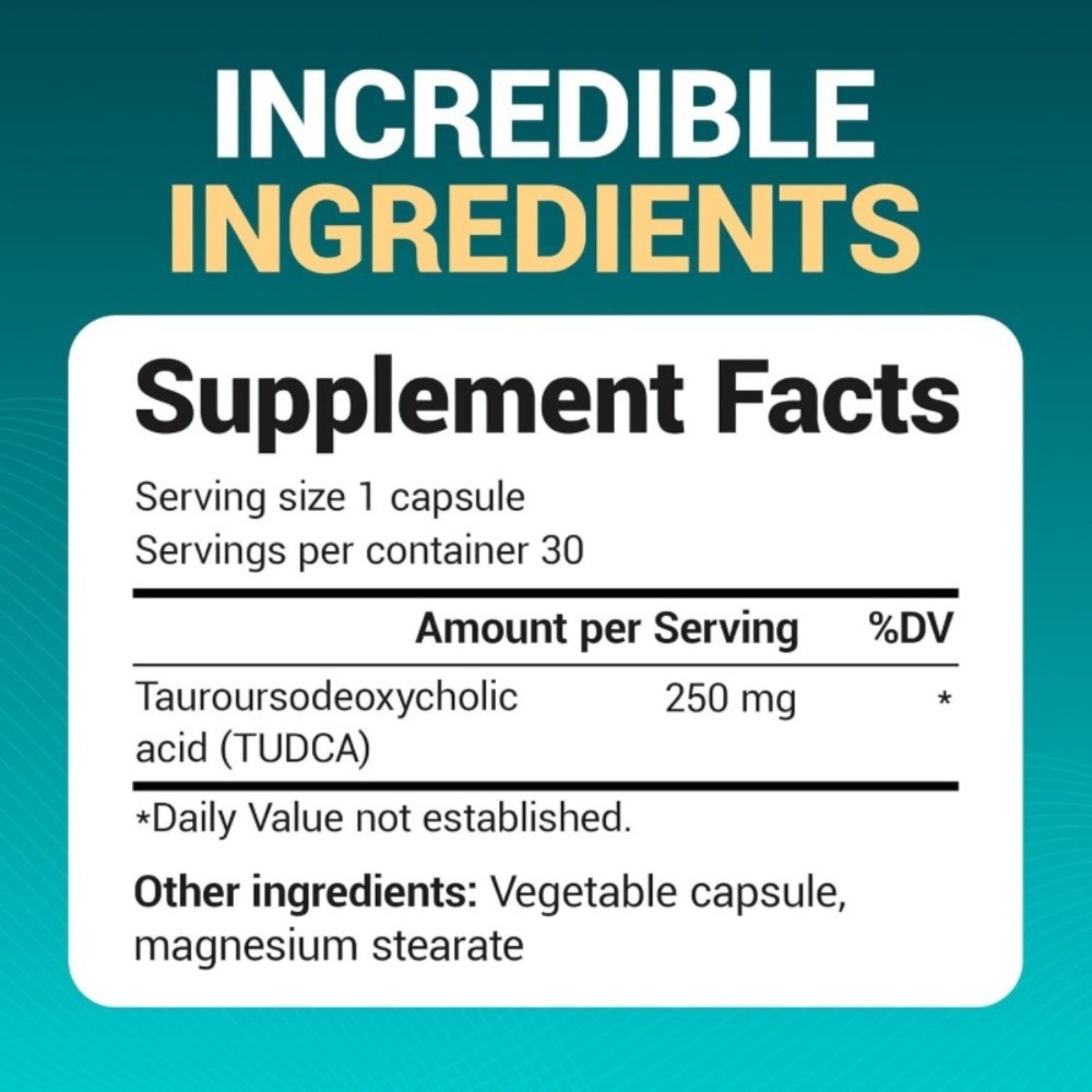 Dr. Berg TUDCA Supplement (Taurine) – Active and Powerful Formula