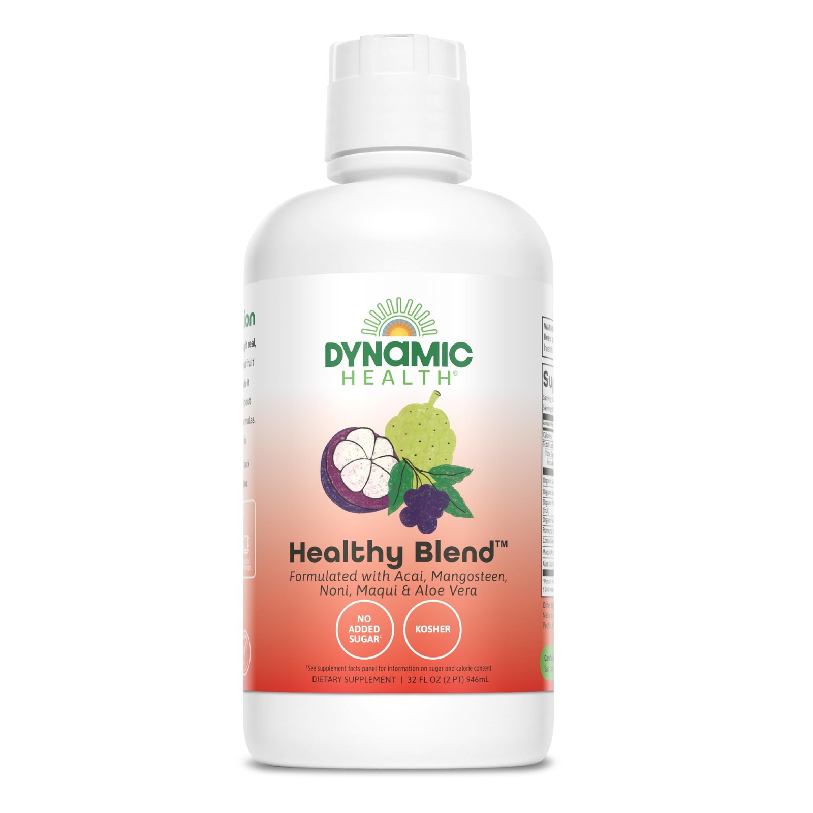 Dynamic Health Healthy Blend with Acai, Mangosteen, Noni, Maqui & Aloe Vera, …