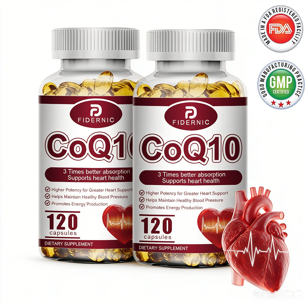 High Absorption CoQ10 Supplement , Maintain Healthy Blood Pressure，240 capsules