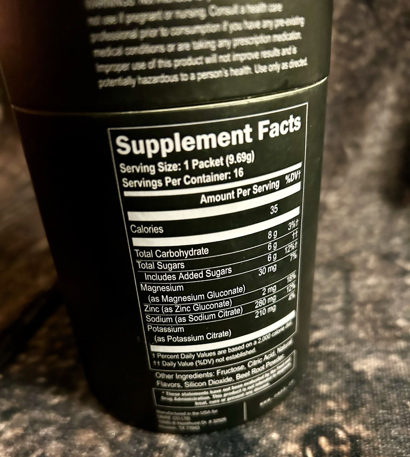 Omre berry Hydrate Dietary Supplement 5.5oz 16 stick packs