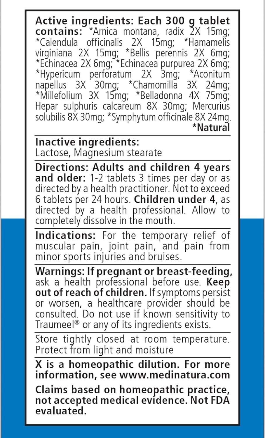 MediNatura Traumeel Homeopathic Arnica + 13 Active Ingredients for Muscle Joi…