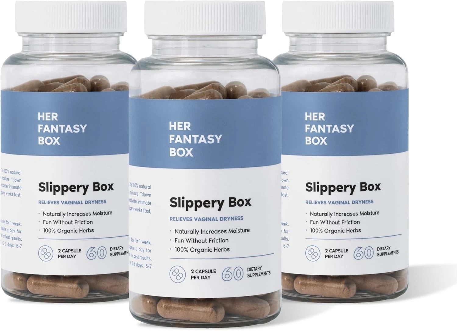 3PCS Her Fantasy Box Slippery Box Feminine Care Vaginal Health