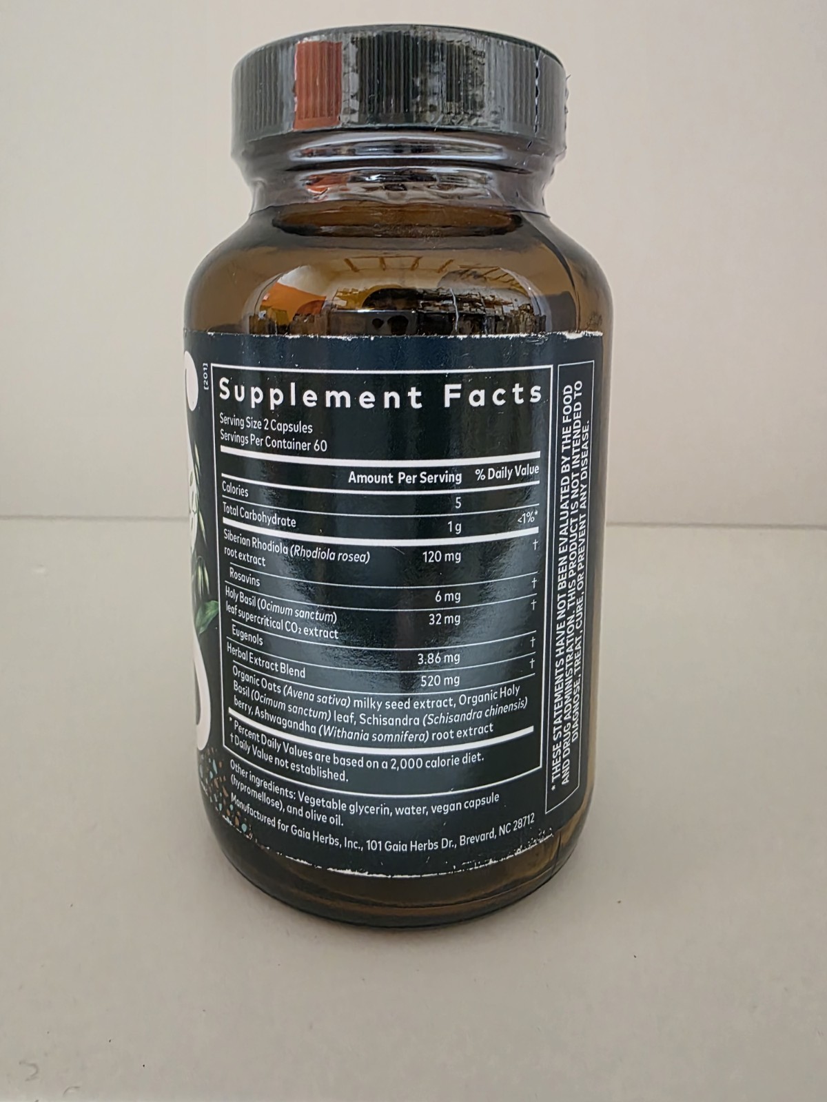 Gaia Herbs Adrenal Health Daily Support – Herbal Supplement with Ashwagandha,