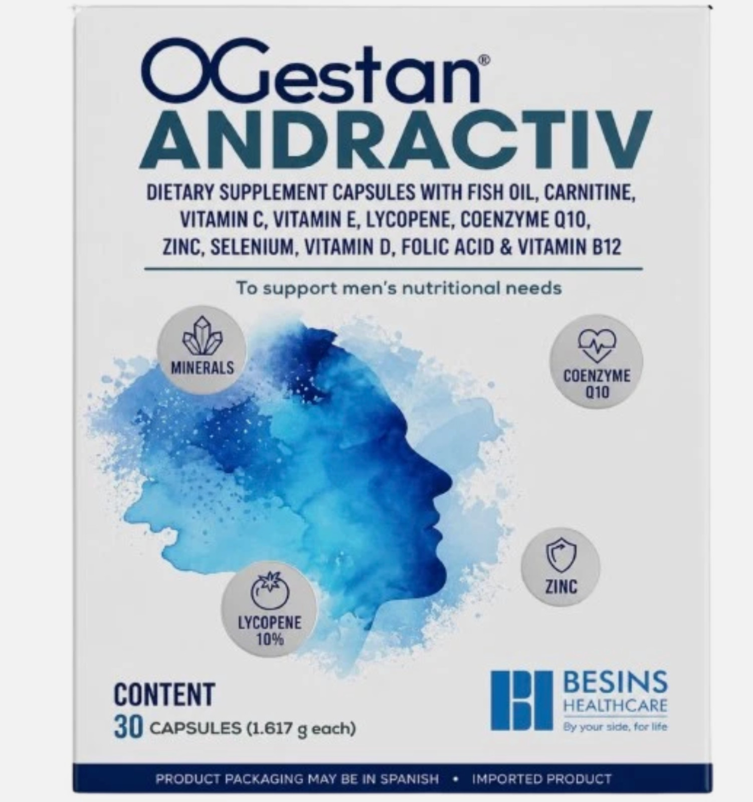Ogestan Andractiv 30 Capsules