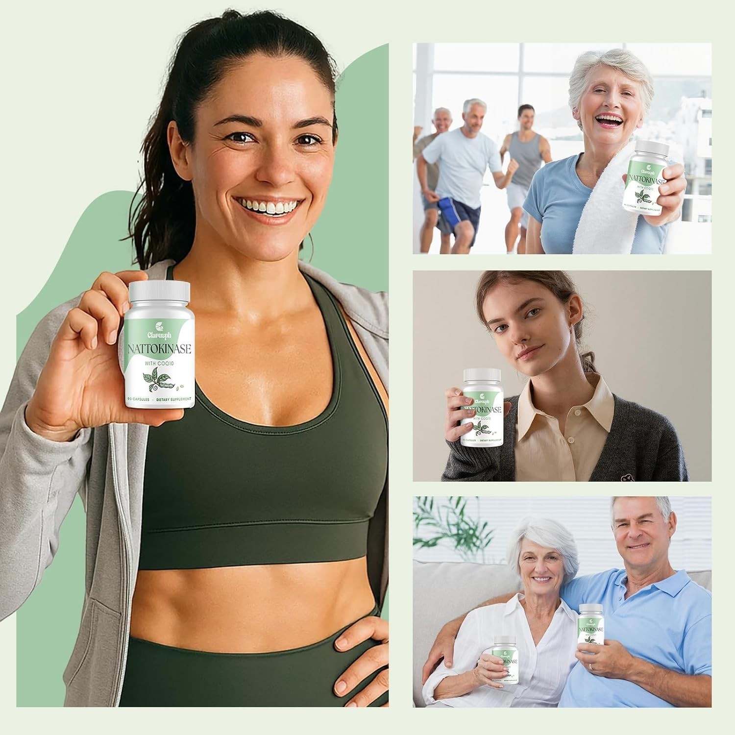 Nattokinase Supplement – Circulation Supplements with Nattokinase. Exp-01/2029