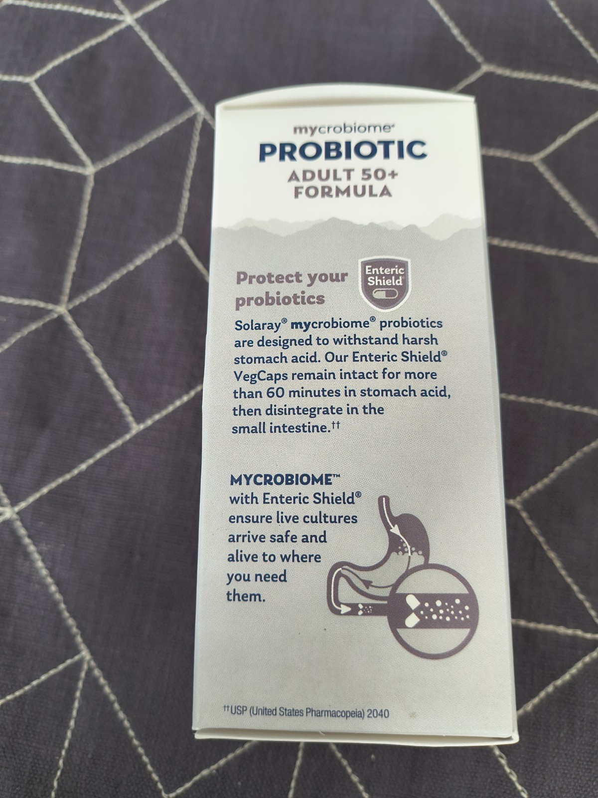 Solaray Mycrobiome Probiotic Adult 50+ 30 Billion 30 VegCaps Bb 11/30/26