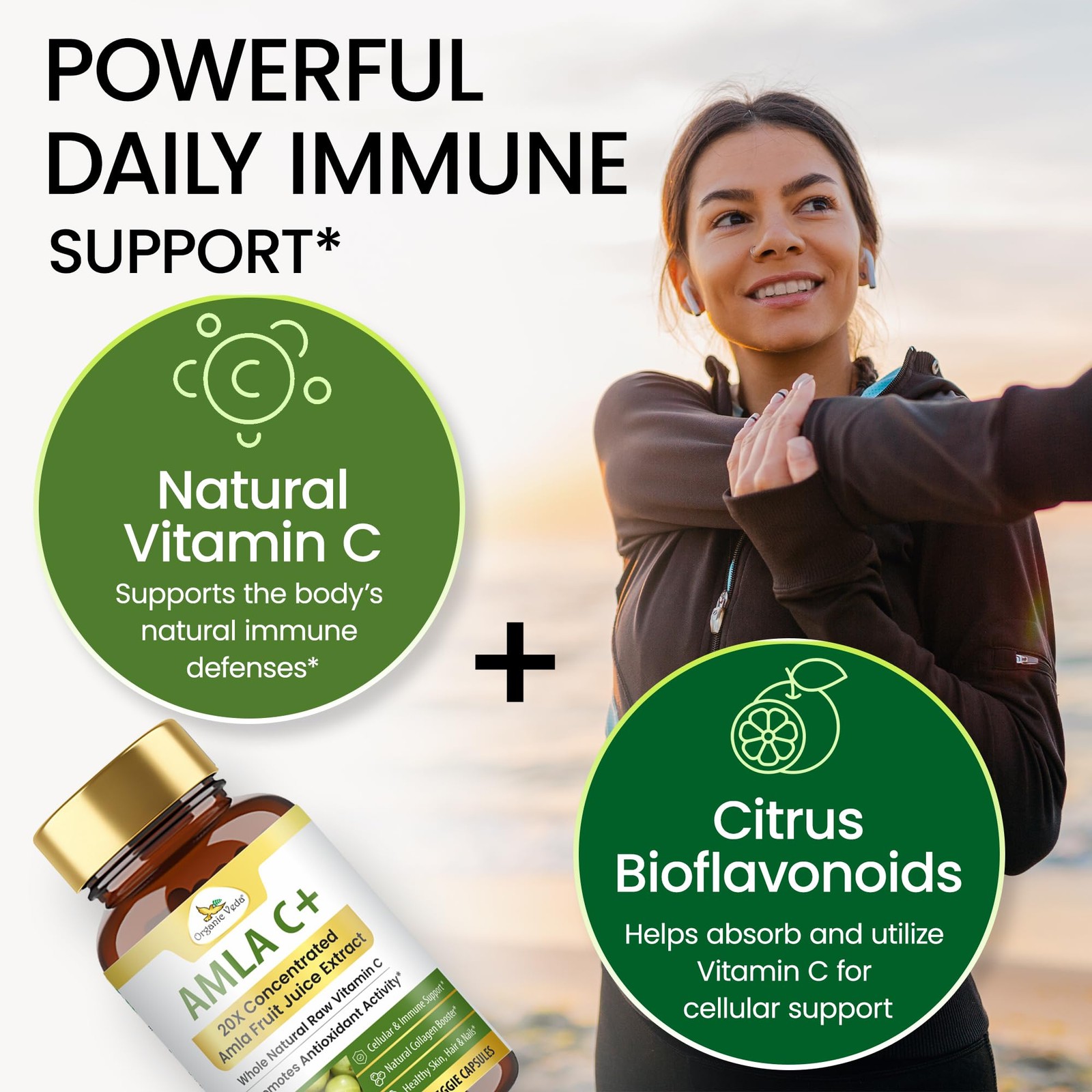 Organic Veda Amla Capsules 20 X Concentrated Amla Fruit Juice Extract Natural