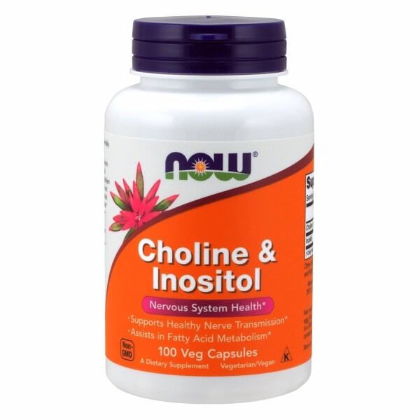 Choline & Inositol 500 mg 100 Caps By Now Foods