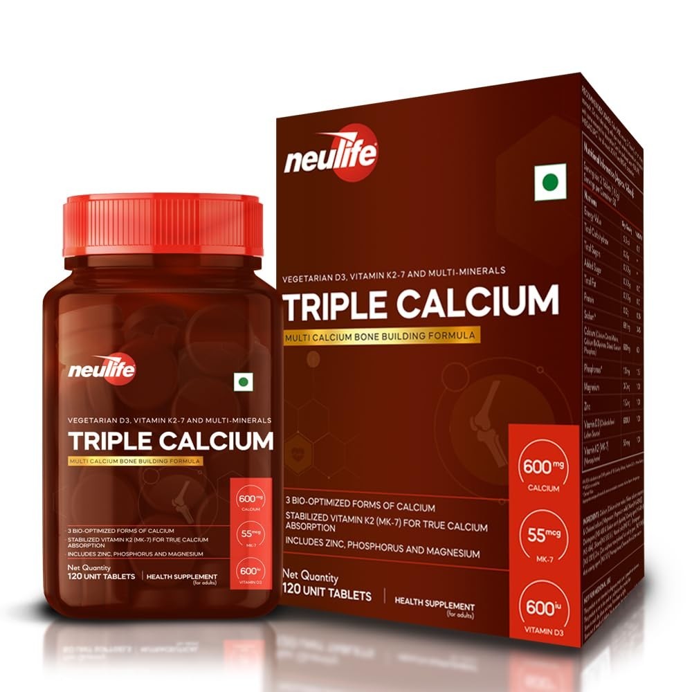 Neu.life Triple Calcium 120 Tabs Pack of 3 Bone Health