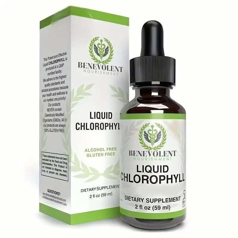 Benevolent Nourishment Chlorophyll Liquid Drops – for Detox, Internal Deodorizer