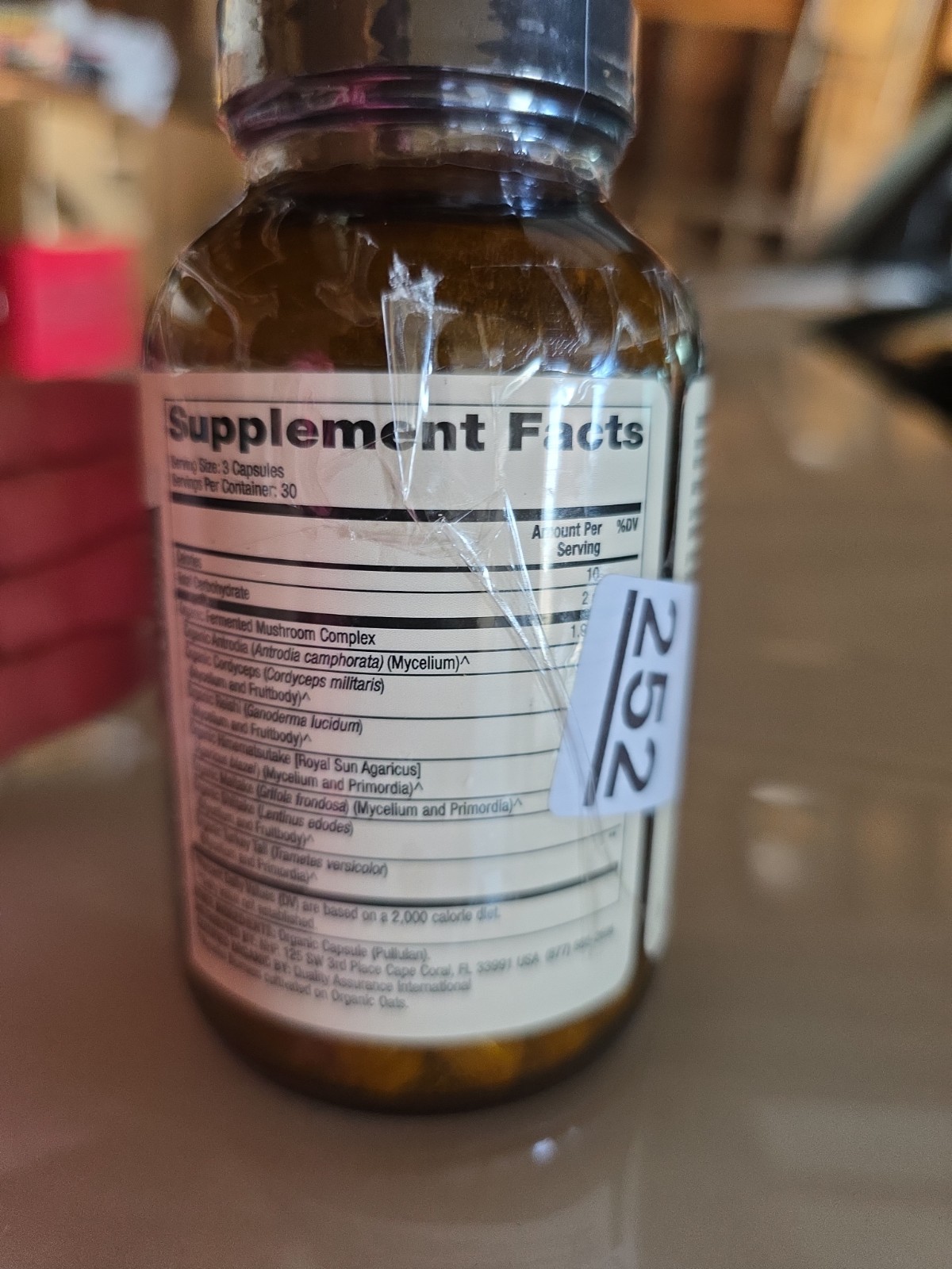 Dr. Mercola Organic Fermented Mushroom Complex – Supports Immune Cellular