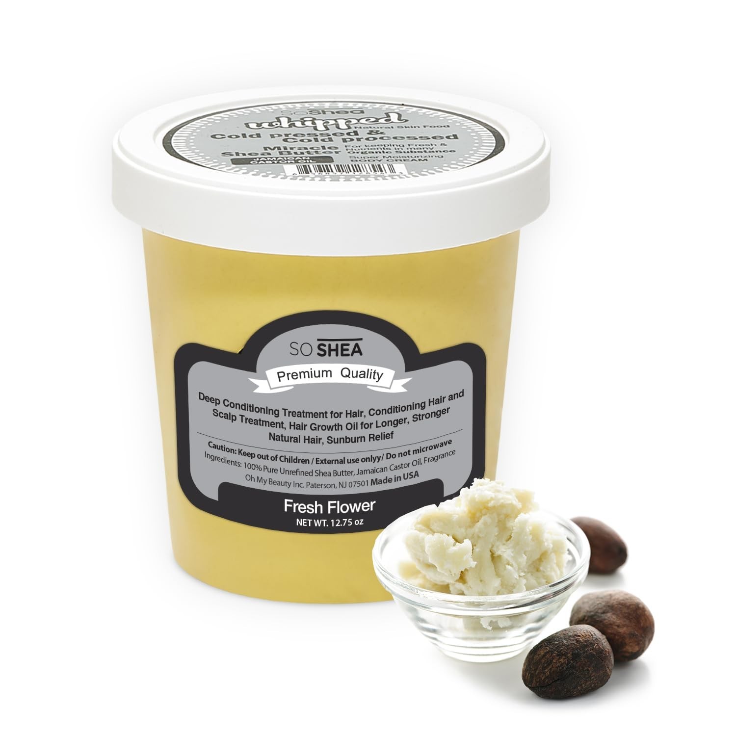Whipped Shea Butter Fresh Flower – Nourishes, Moisturizes & Renews | 100% Afr…