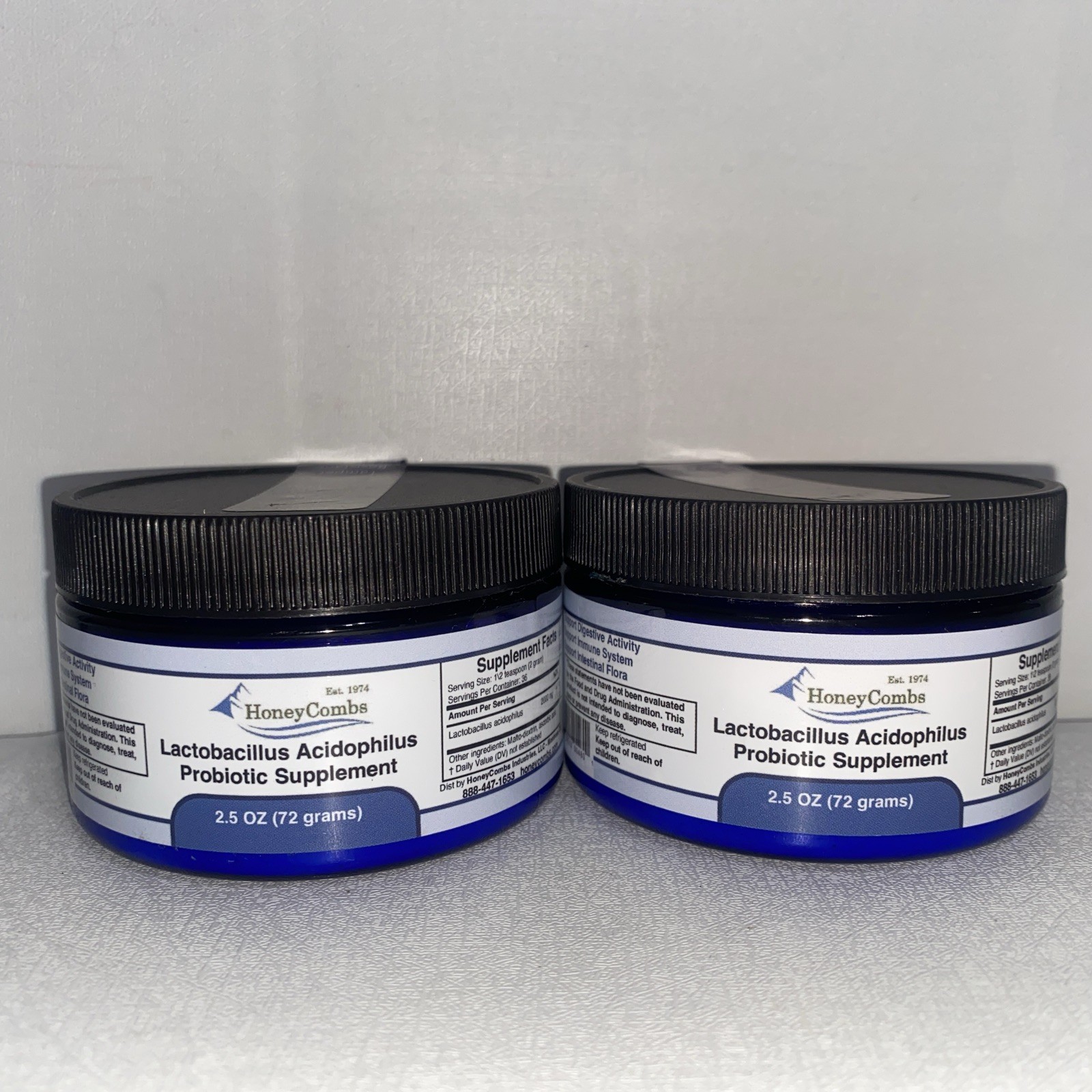 Lot Of 2- Lactobacillus Acidophilus – Probiotics (powder) 2.5oz