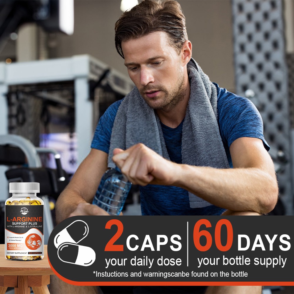 2 Bottles 3000mg Acetyl L-Carnitine Pills Fat Burning Weight Loss Antioxidant