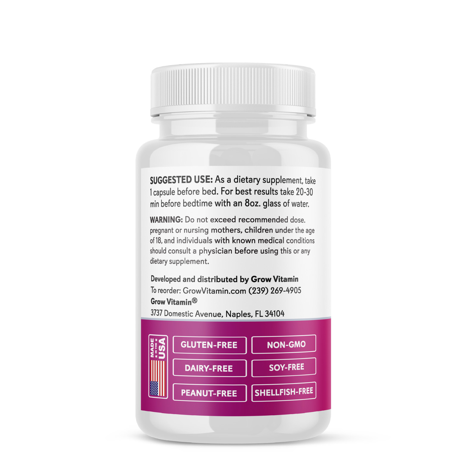 Sleepy head Natural Sleep Capsule for Women – Prime Sleep Support- 60 Day Supply