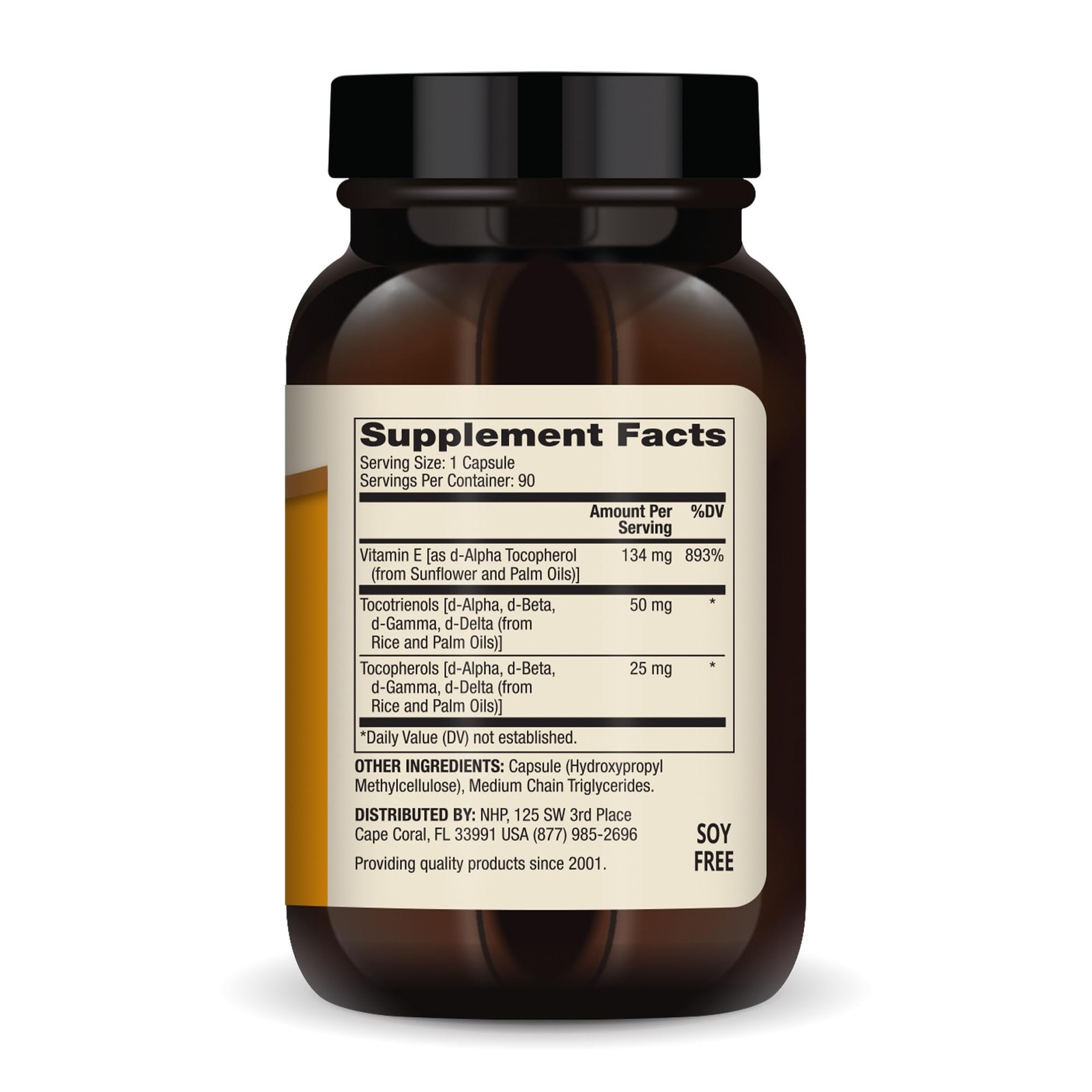 Dr. Mercola Vitamin E 90 Servings 90 Capsules 134 Mg Per Capsule Dietary