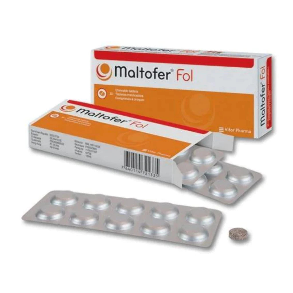 Original MALTOFER FOL Chewable (30s) Tablet for Iron Deficiency FREE SHIPPING