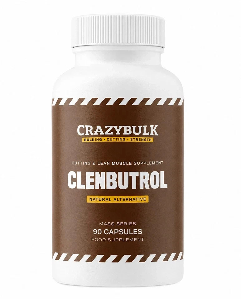 CrazyBulk CLENBUTROL CUTTING & LEAN MUSCLE MUSCLE Supplement 90 caps | Pack of 1