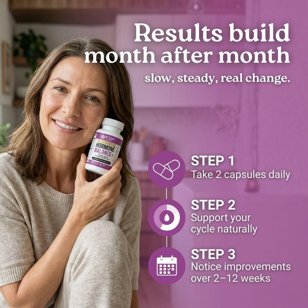 Activa Labs+ Hormone Balance for Women’s Energy, Mood, Libido and Focus – 60ct.