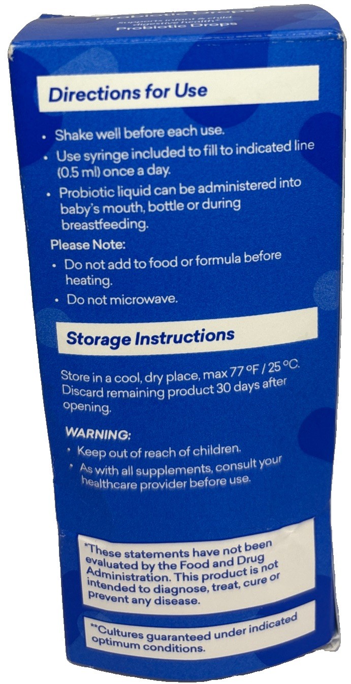CalmCo Probiotic Drops—Infant Child Gut Health—15ml 1pc—See Below—SHIP N 24 HOUR