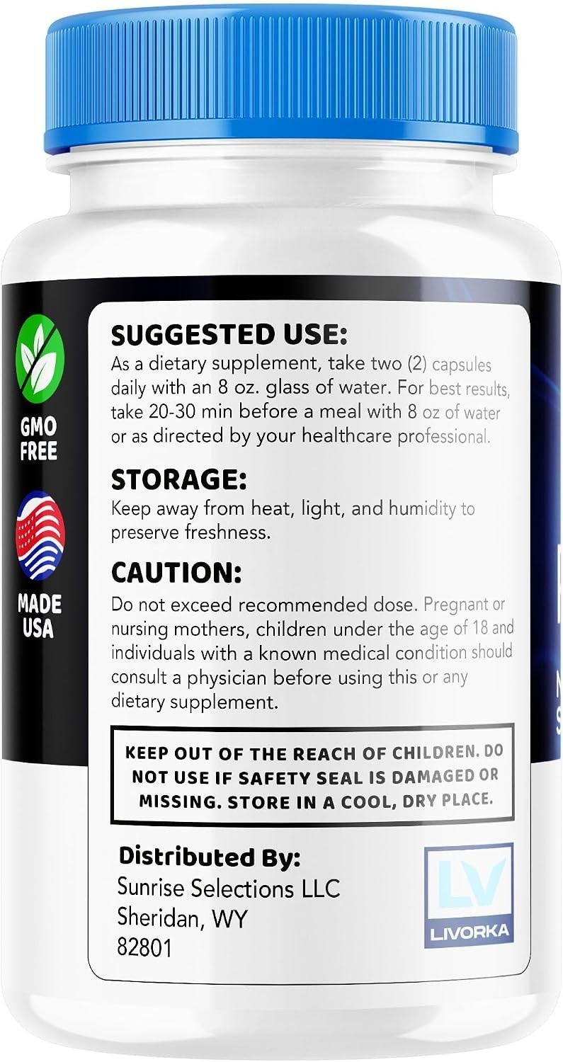 ProNerve 6 Advanced Formula – 60 All-Natural Nerve Health Support Capsules