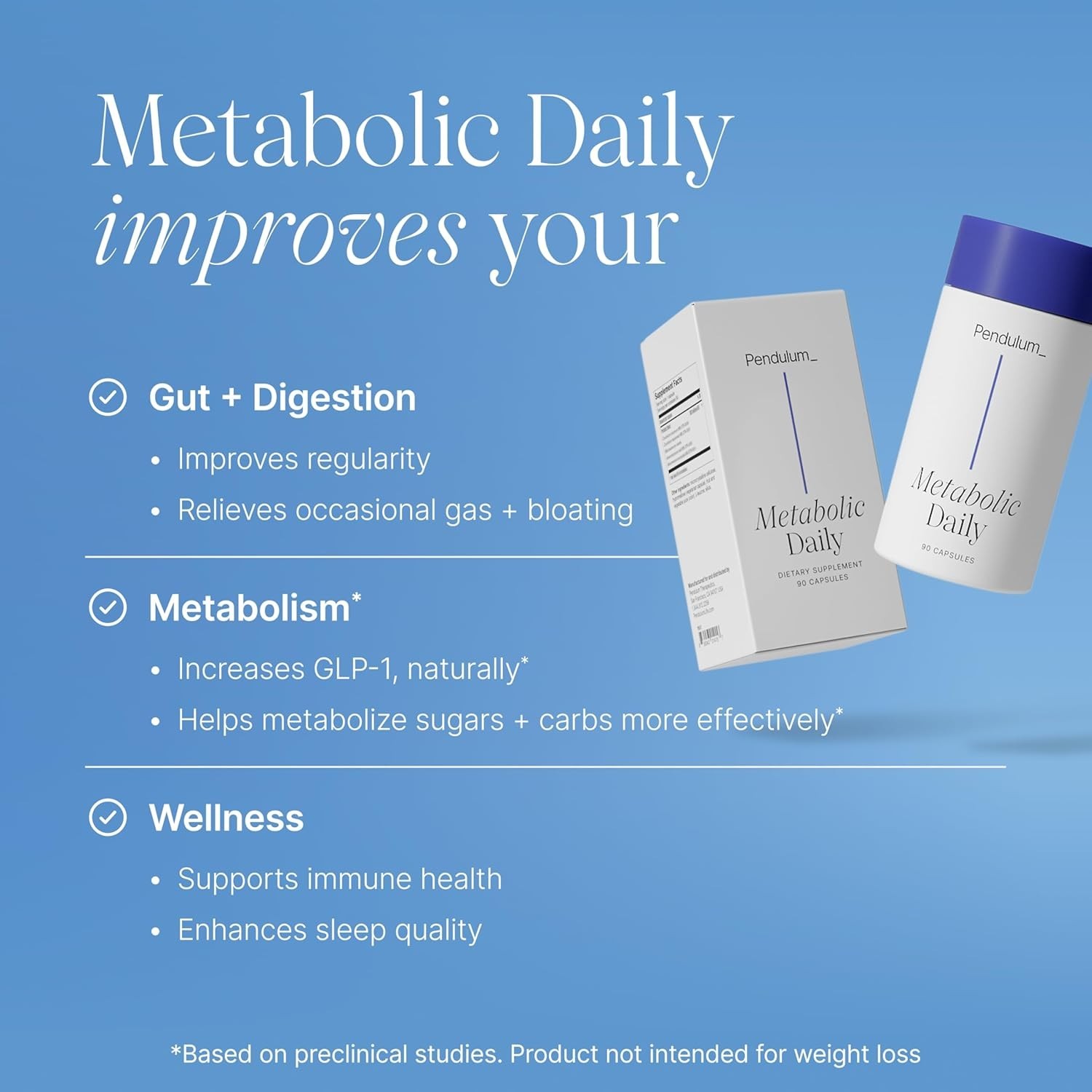 Metabolic Daily Probiotic with Akkermansia – Boost Metabolism & Energy 30 Caps